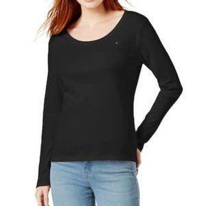 Tommy Hilfiger black long sleeve top